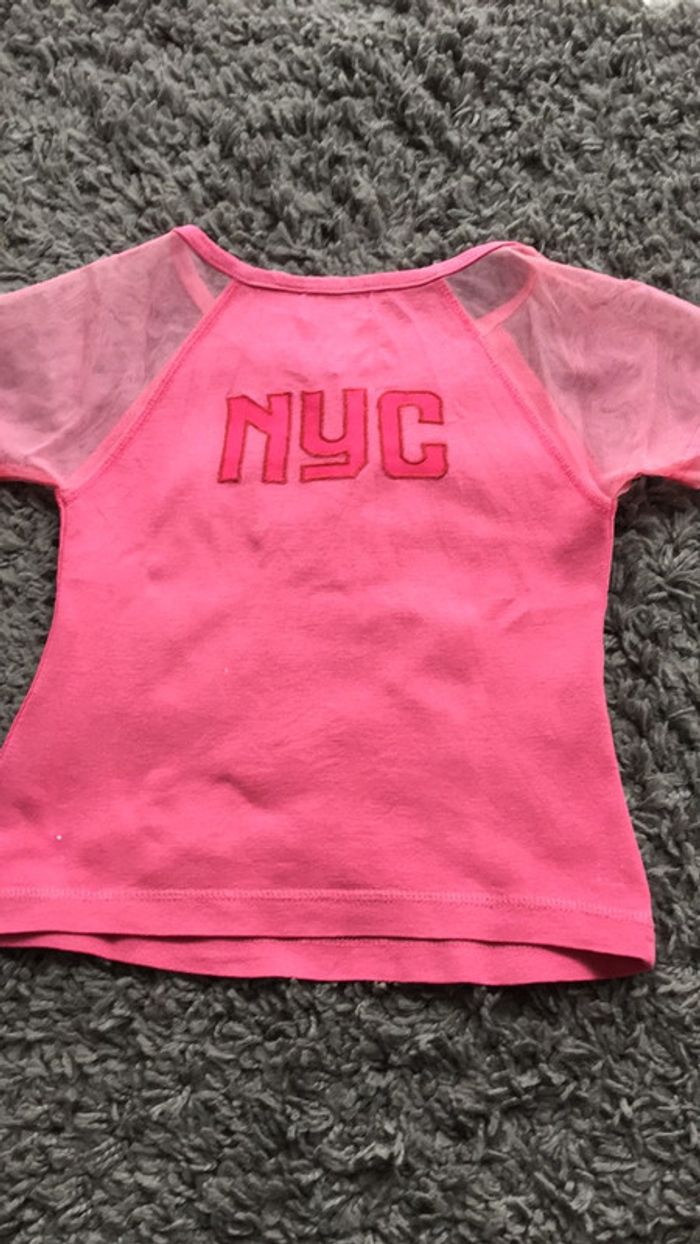 Tee-shirts rose 5 ans Kiabi - photo numéro 4