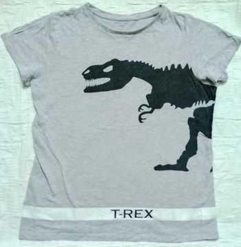 Monoprix kids t shirt dinosaure t rex 14 ans