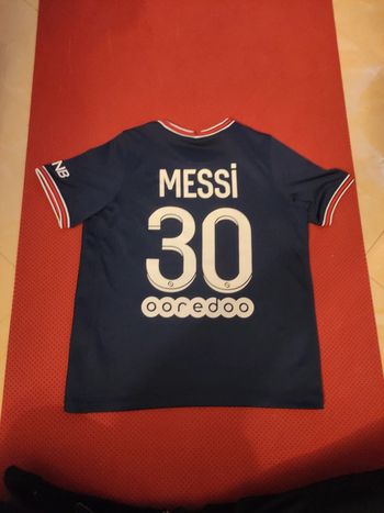 Maillot foot Messi Jordan Authentique Officiel taille enfant 6/8 ans