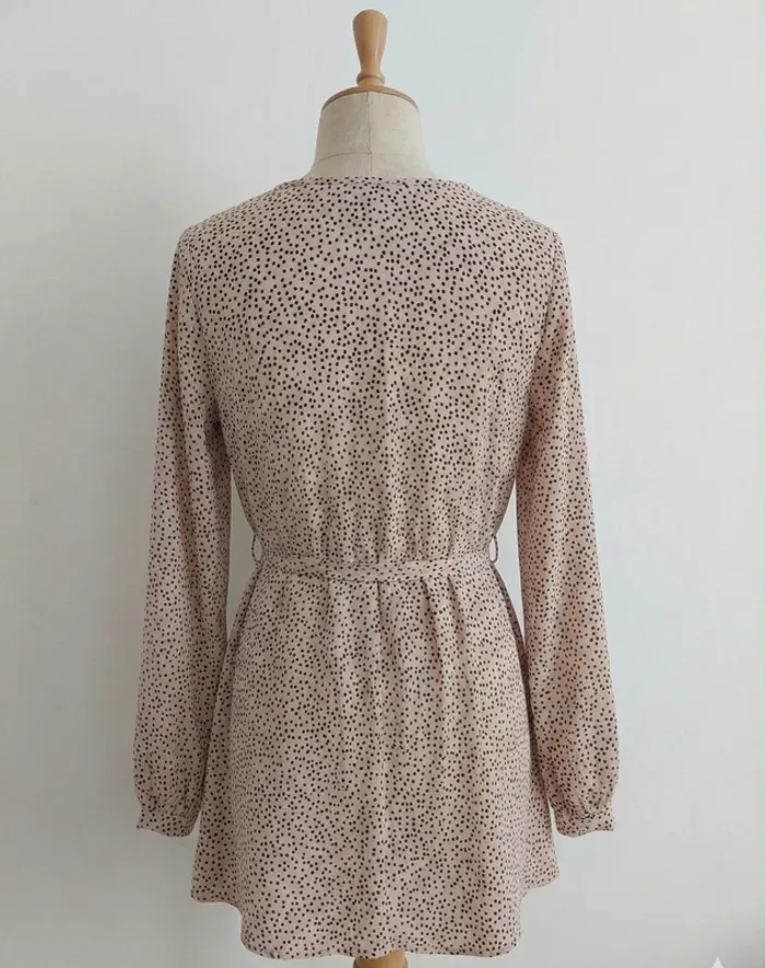 Robe de grossesse fluide à pois – H&M MAMA – Taille XS - photo numéro 2