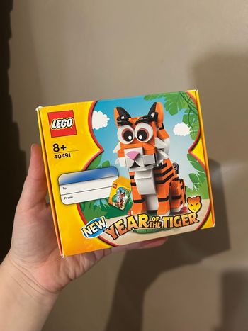 Boite set lego 40491 l'année du tigre, new year of tiger