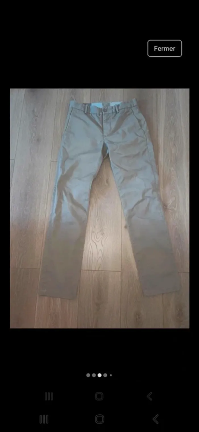Pantalon Levi’s beige chino slim fit – Taille M - photo numéro 5