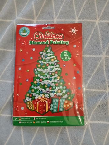 Kit créatif: Sapin à décorer avec perles diamant plate