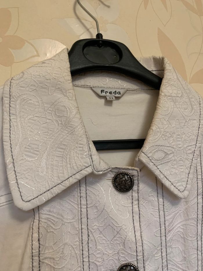 Longue veste blanche taille S/M - photo numéro 11