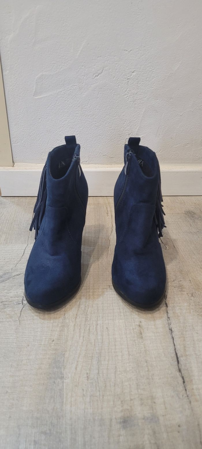 Bottines en daim T 36 - photo numéro 4