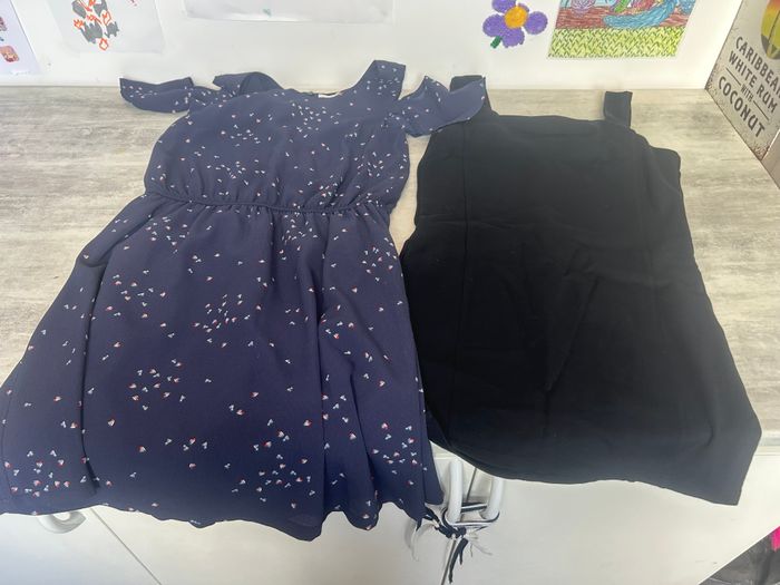 Lot 24 vêtements fille 12 ans complet pantalon robes chemise veste haut gilet pull - photo numéro 10