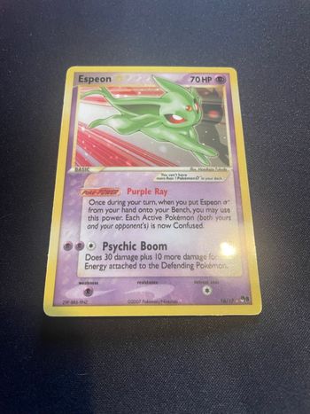Carte Pokémon mentali espeon star us 