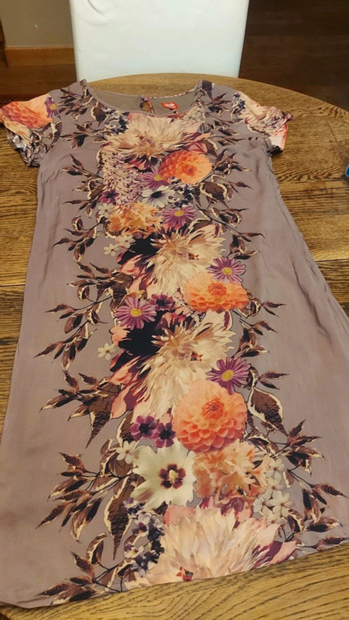 Robe lila fleuries Libelle Femmes fr 46 be 44 - photo numéro 13