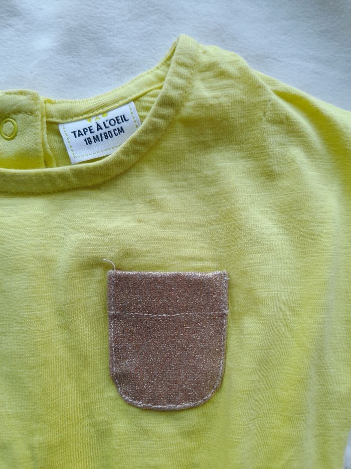 Robe été jaune tao 18 mois - photo numéro 2