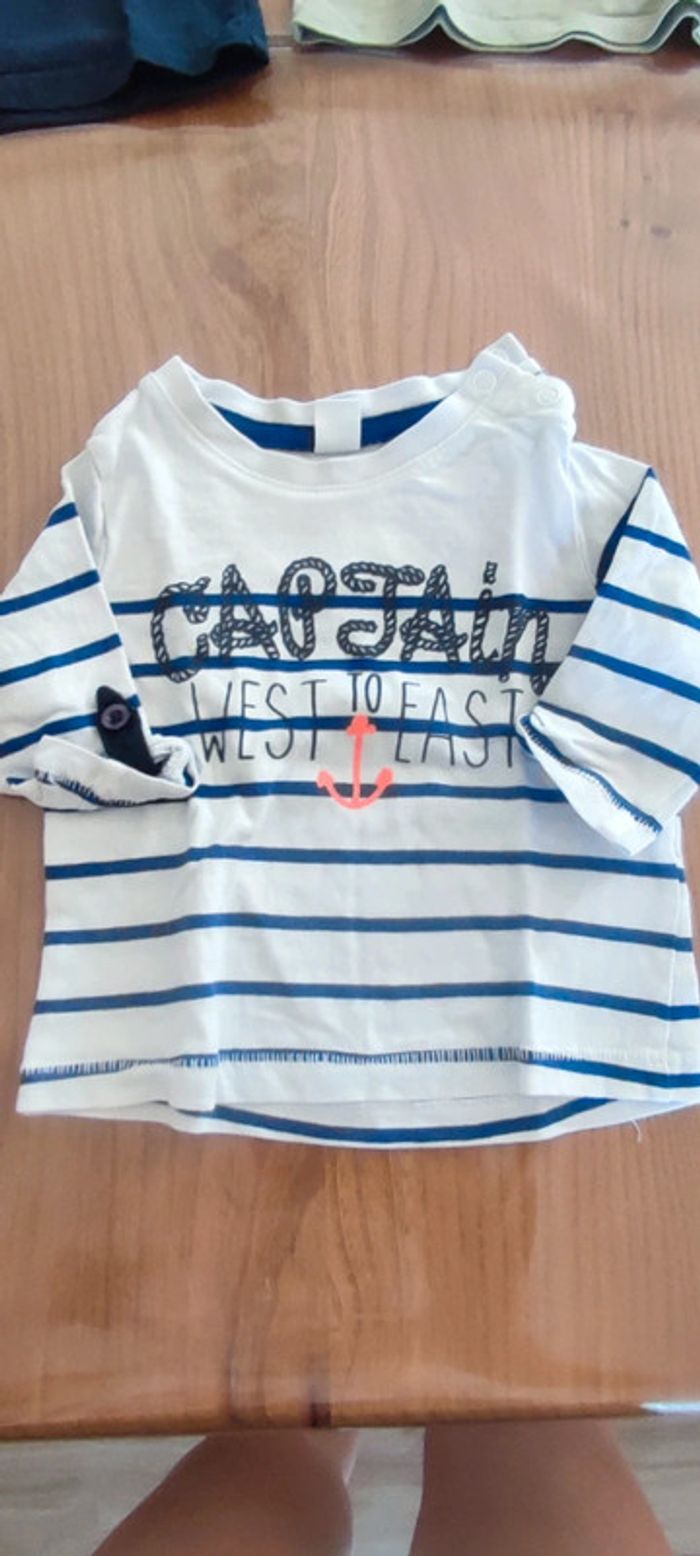 Tee-shirt manches longues 3 mois