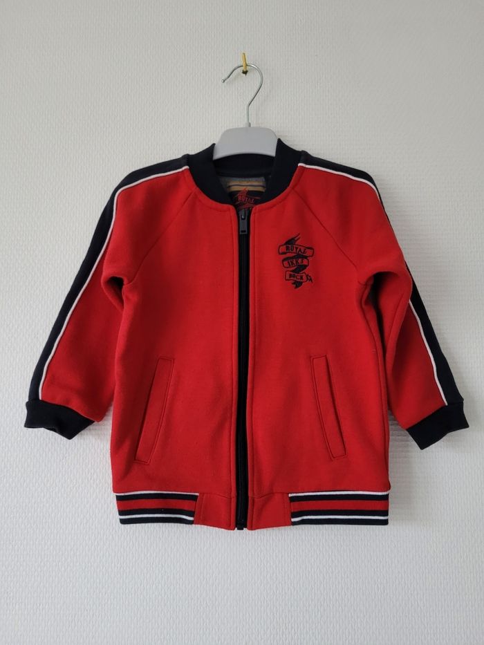 Veste rouge IKKS 3 ans TBE