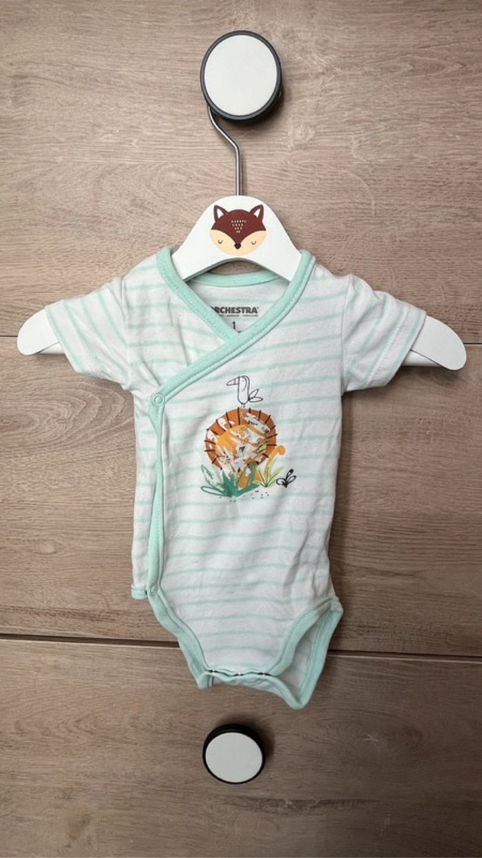 Lot de 5 bodies Orchestra - Jungle – Taille 1 mois - photo numéro 4