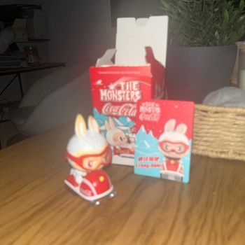 Figurine Labubu the monsters coca cola crazy ride