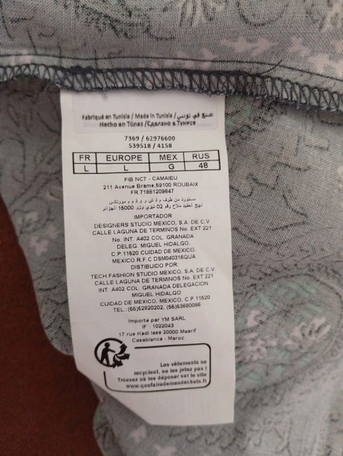 Camaïeu - Débardeur taille L | motif floral - photo numéro 4