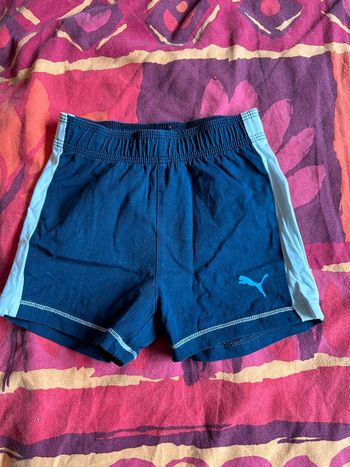 Short puma 24 mois / 2 ans bleu et blanc