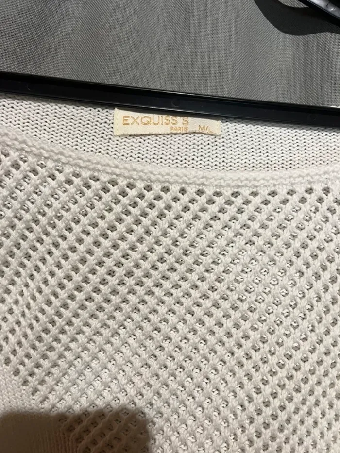 Pull blanc - photo numéro 2