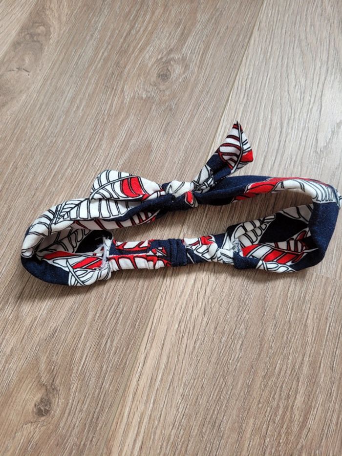 Lot d'un turban et d'un bandeau assortis - photo numéro 4