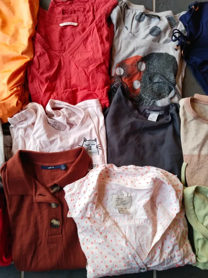 Joli lot de 16 vêtements femme marques h&M, shein, only taille XS 34 - photo numéro 3