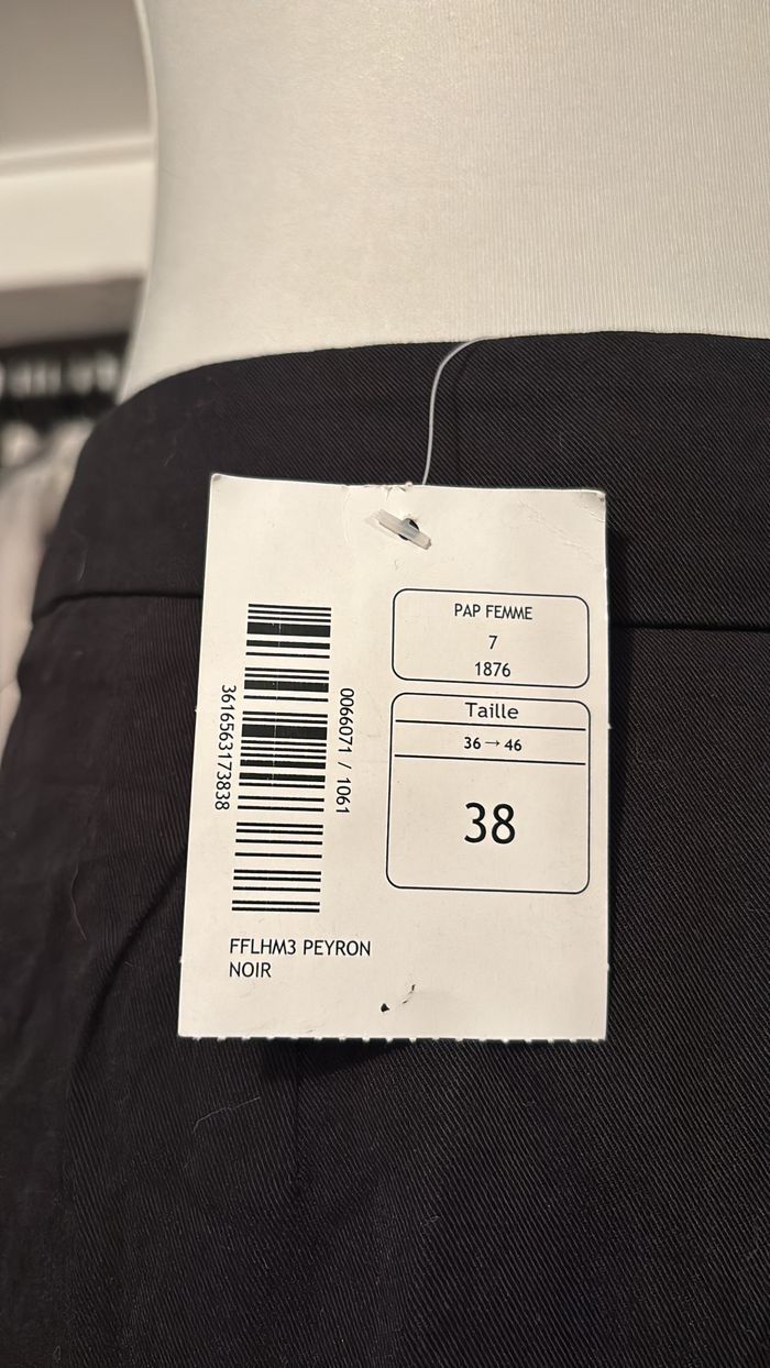 Pantalon noir fluide La Halle T38 - photo numéro 3