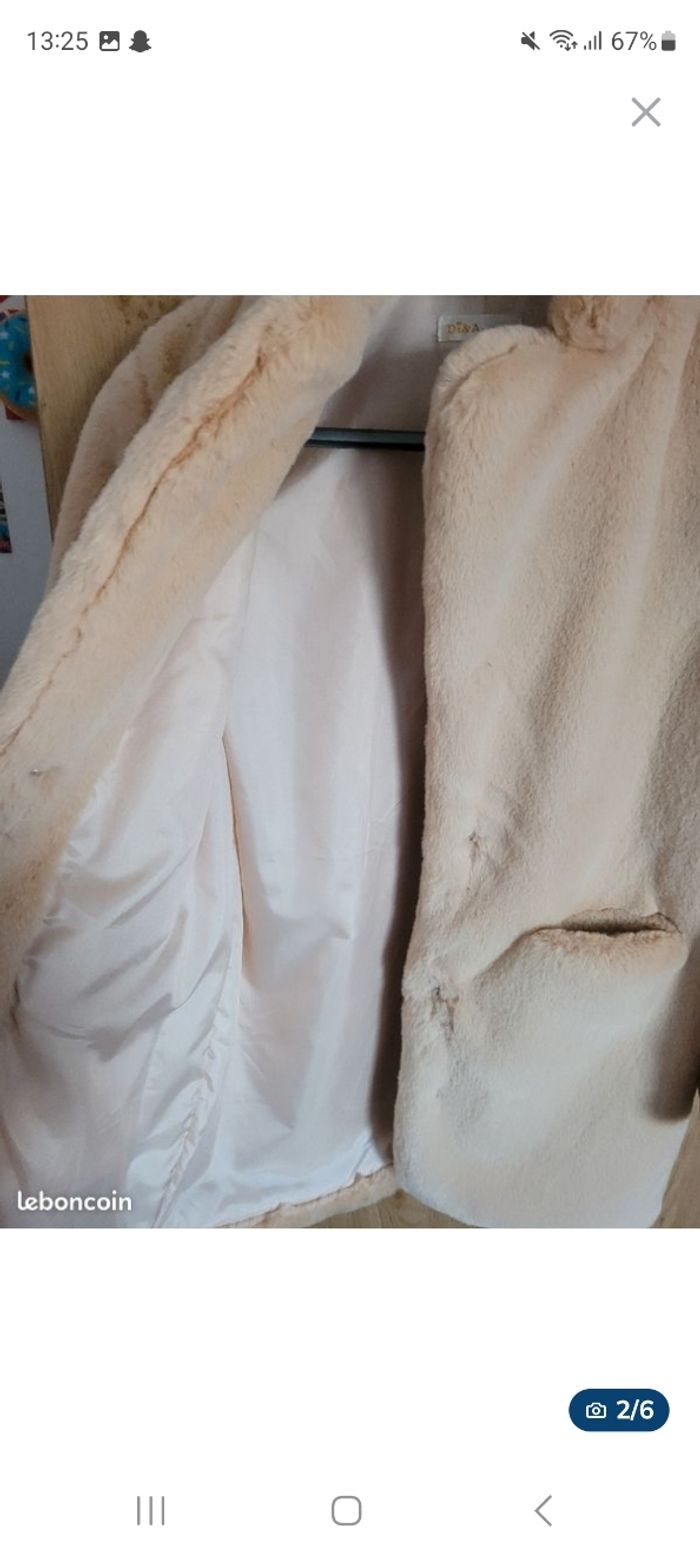 Manteau long beige-Taille M (38/40) - photo numéro 2