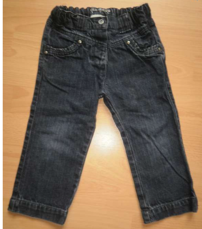 Ensemble pantalon en jeans + T-shirt à ML Sucre d'Orge Fille 2 ans - photo numéro 3