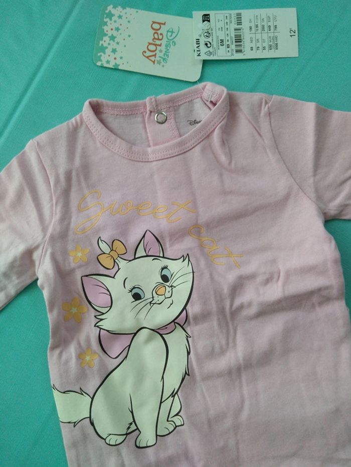 * Pyjama rose en jersey 'Disney' T6M Disney baby #1 - photo numéro 2