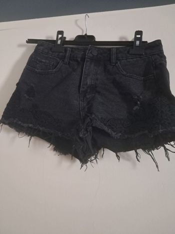 Short jeans dentelles