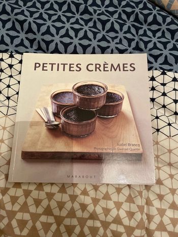 Livre recette petites crèmes