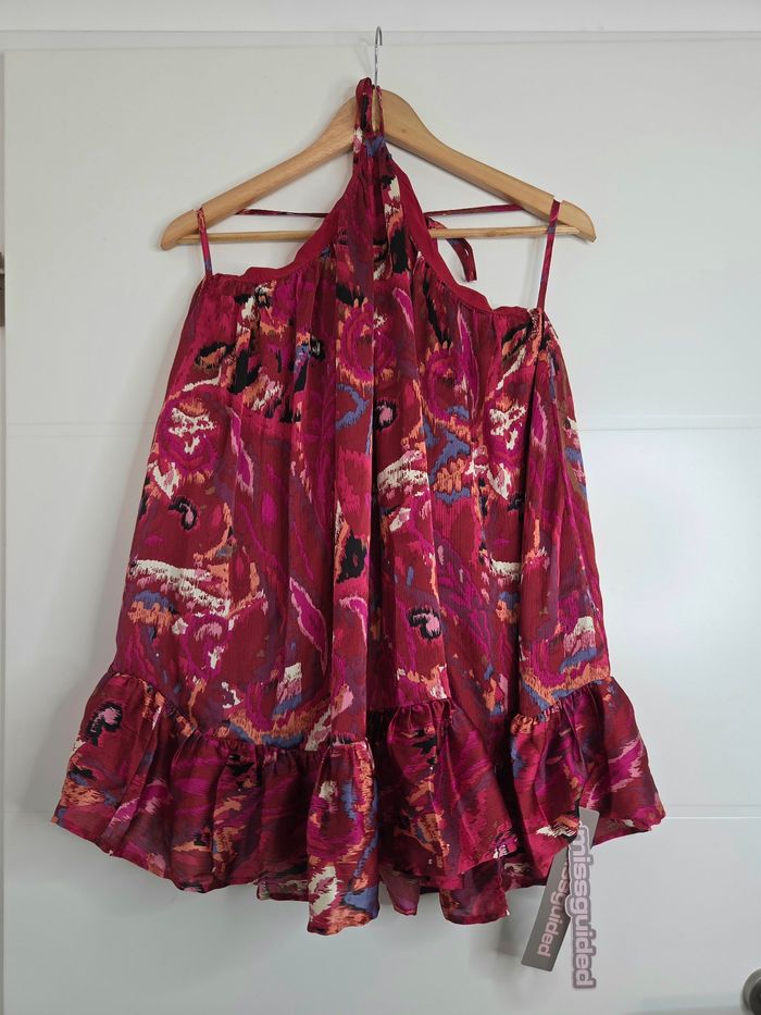 Robe neuve avec étiquette dos nu bordeaux Miss Guided - photo numéro 2