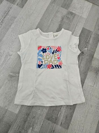 Tee-shirt manches courtes bébé fille