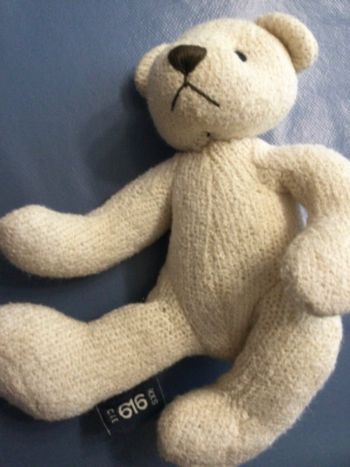 petit doudou ours beige ikks 616 tbe
