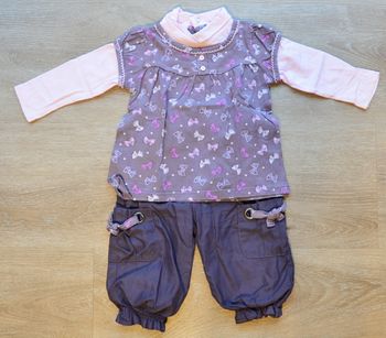 Ensemble pantalon + t-shirt 12 mois