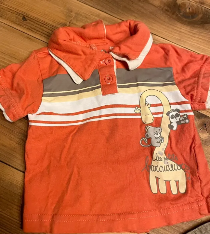 Ensemble coloré vintage 3 mois - photo numéro 3