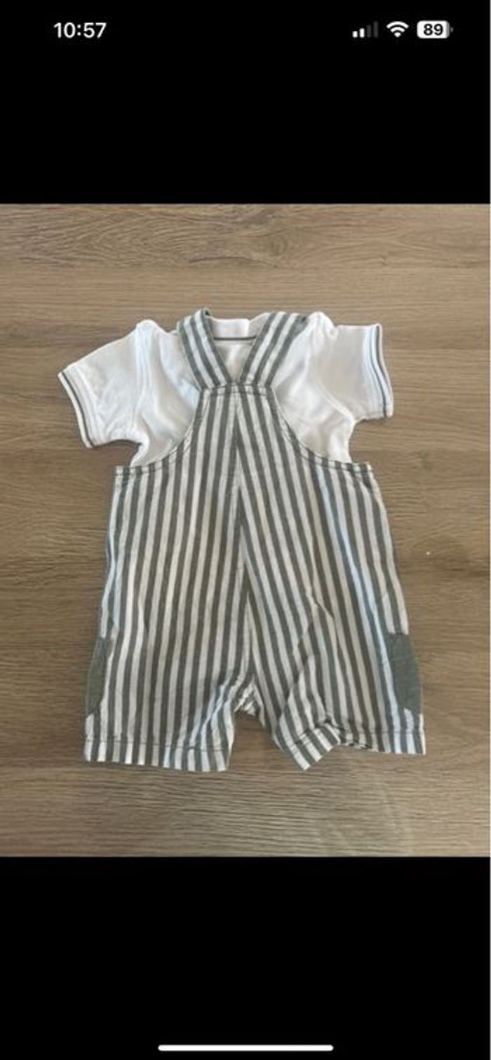 Ensemble salopette + polo manches courtes - photo numéro 2