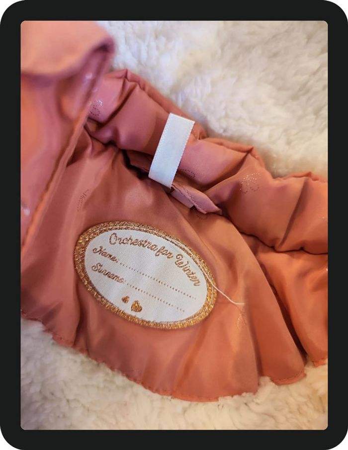 Blouson rose à capuche Orchestra Taille 18 mois - photo numéro 5