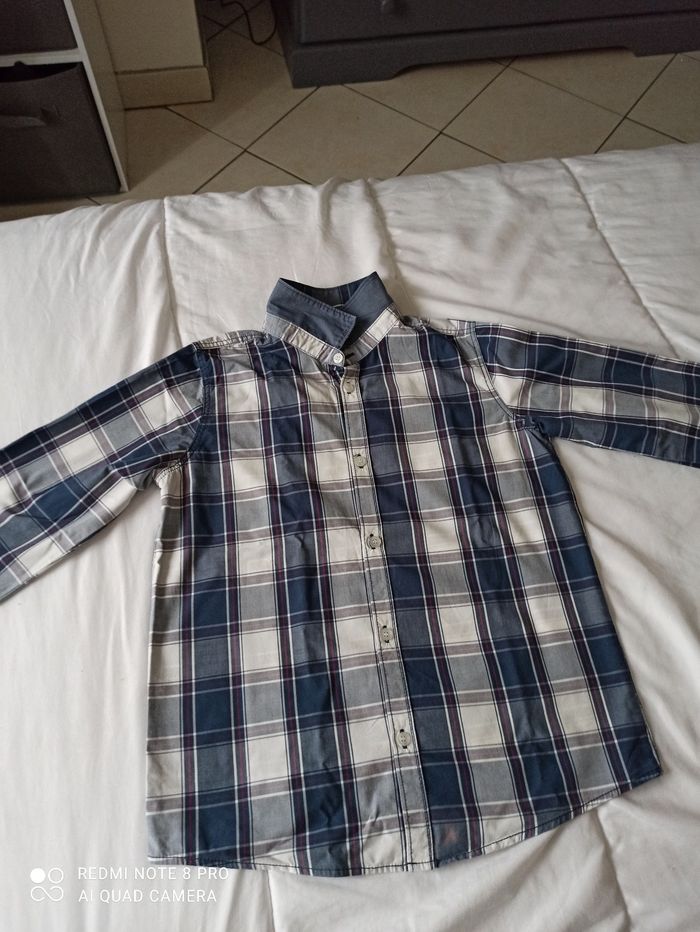 Chemise à carreaux 10 ans