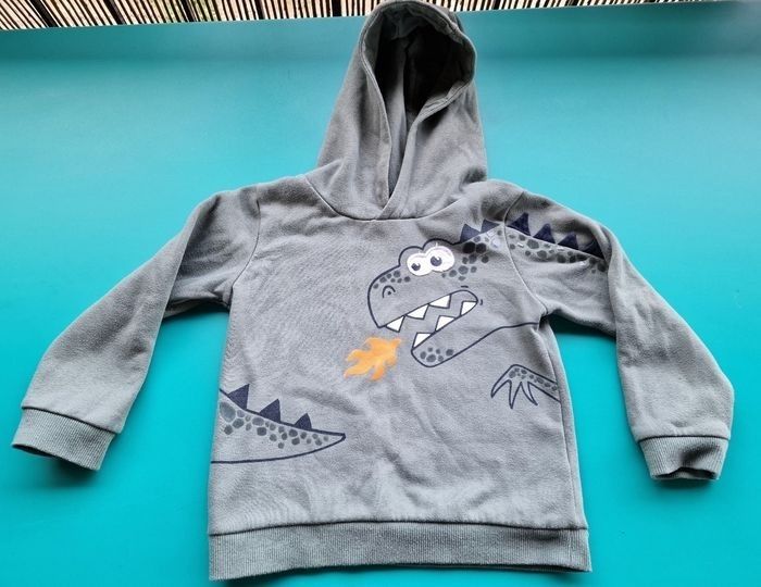Pull Sweat à capuche kaki garçon avec dragon _ taille 5 ans _ Kiabi
Quelques bouloches - photo numéro 2