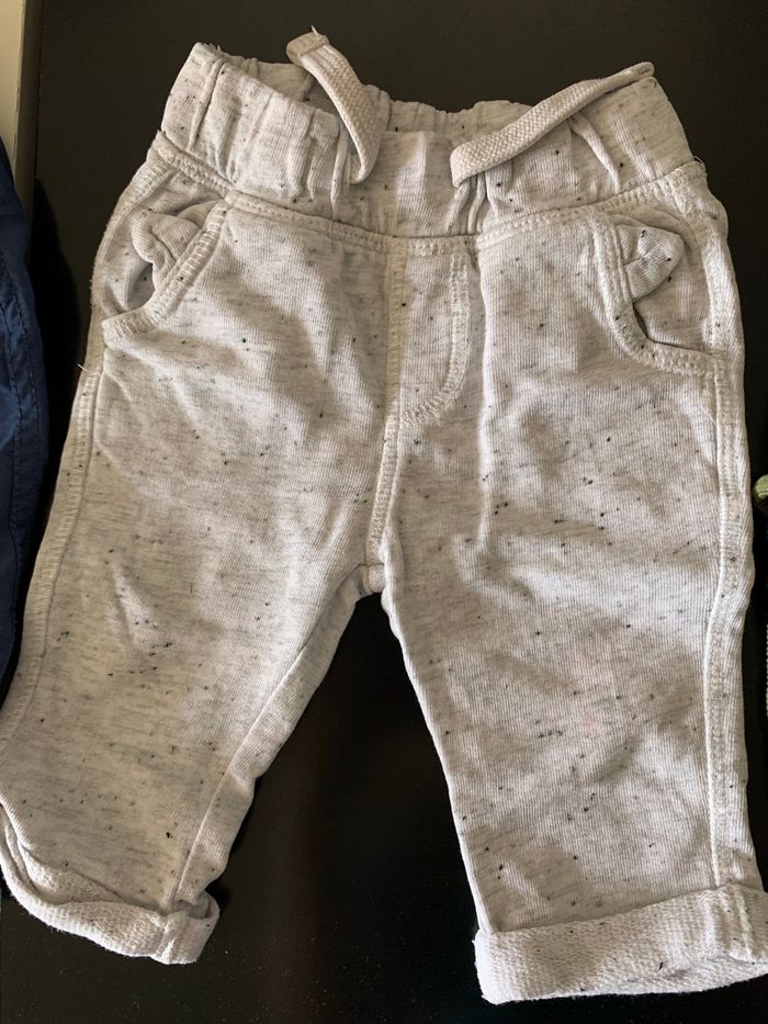 Lot de 7 pantalons joggings 6 mois jean carreaux - photo numéro 3