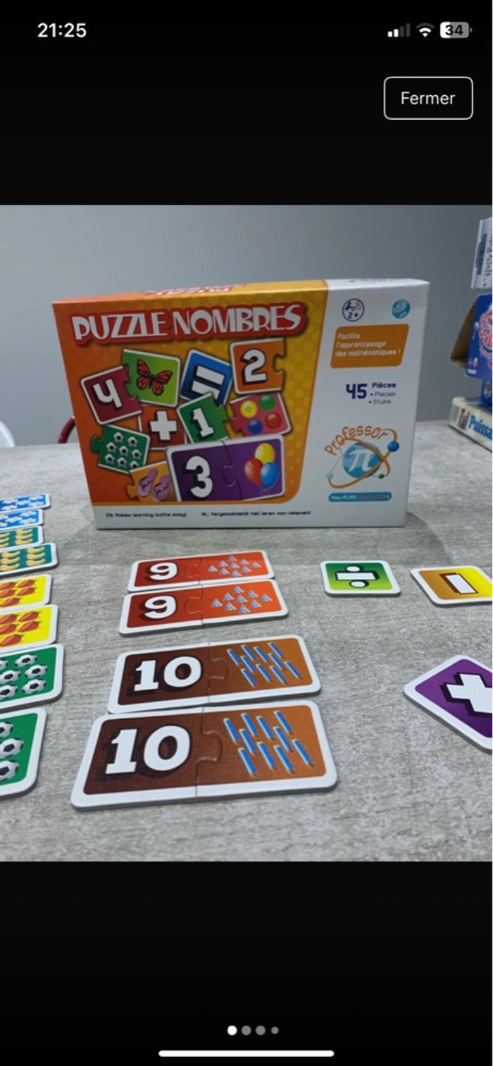 Puzzle nombres