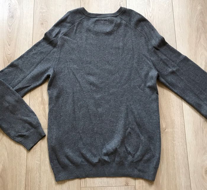 Pull gris à pois bleus Jules L - photo numéro 3
