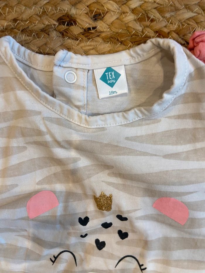 Pyjama fille 18 mois TEX - photo numéro 2