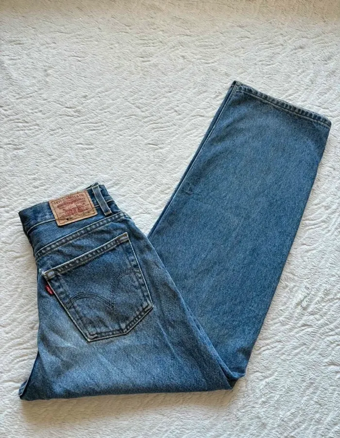 Jean Levi’s homme 569 Loose straight W27 L30 36/38 S – coupe ample straight, bleu clair 00s y2k