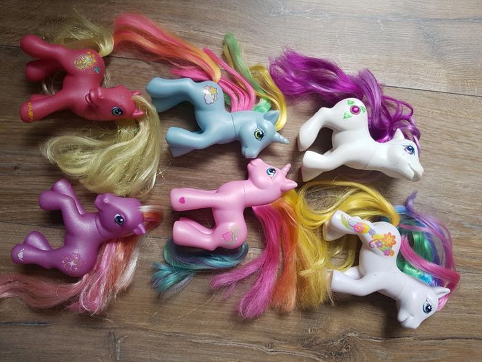 Lot de 6 my little pony vintage dont 2 licornes - photo numéro 5