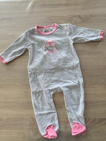 Pyjama avec pieds 18 mois fille