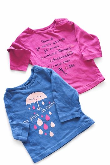 Lot de 2 t-shirts bébé – 3 mois