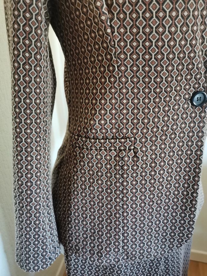 Ensemble imprimé marron et beige Atelier Jad T36 - photo numéro 4