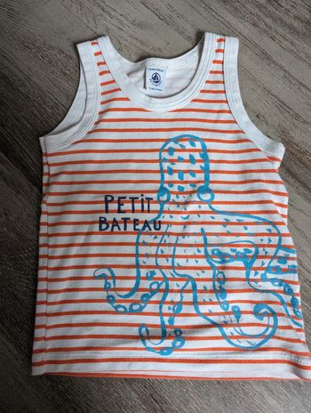 Débardeur petit bateau 4 ans