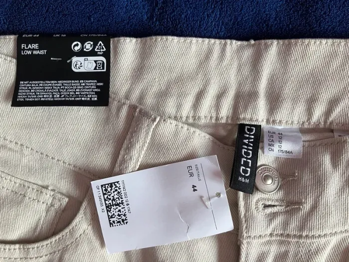Pantalon en twill modèle flare low waist T46 =EU44 - photo numéro 2