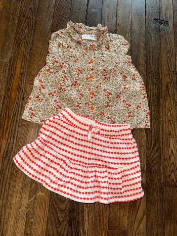 Haut et short Zara 12 mois