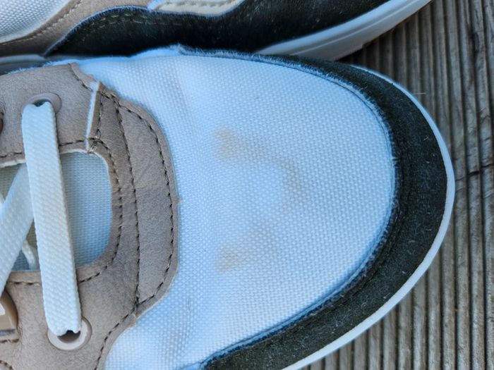 Baskets blanches et vertes lee cooper - photo numéro 3